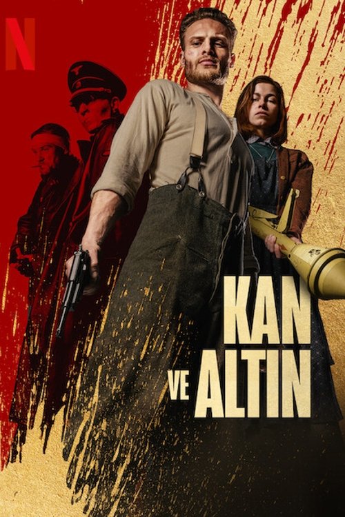 kan ve altın poster